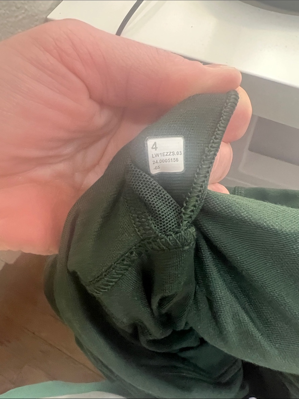 184. Lululemon Align Short-Sleeve Dress Legacy Green - Picture 10 of 10